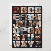 Alphabet-Fotocollage - Schwierigkeitsgrad Schwer