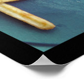 Alphabet Fotografie Collage, FOOD Letter Word Art Poster (Ecke)