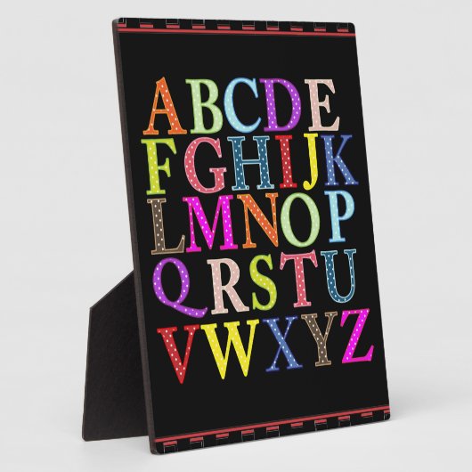 Alphabet Fotoplatte (Seite)