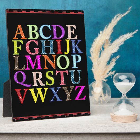 Alphabet Fotoplatte (Seite)