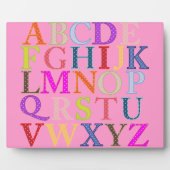 Alphabet Fotoplatte (Vorderseite)