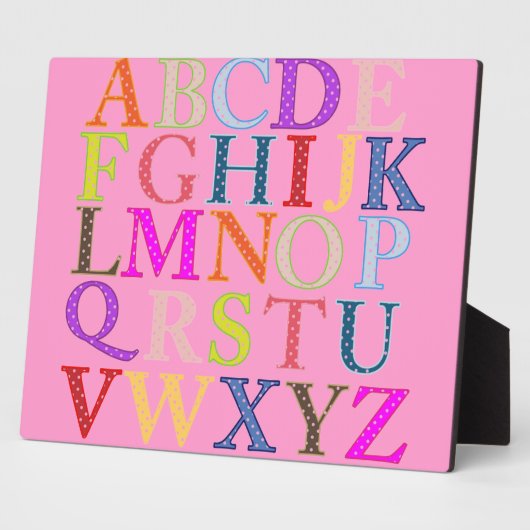 Alphabet Fotoplatte (Seite)