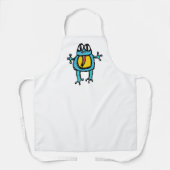 Alphabet - Frosch Schürze (Vorderseite)