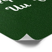 Alphabet für Bildung, Briefposter Poster (Ecke)