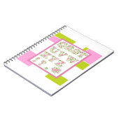 Alphabet für Kinder, das Alphabet lernen, ABC Notizblock (Linke Seite)