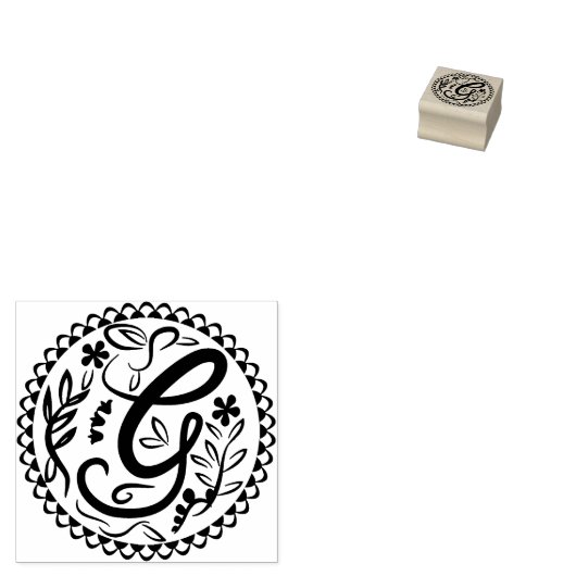 Alphabet G Gummistempel (Stempel)