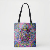 Alphabet G mandala Tasche (Vorderseite)