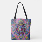 Alphabet G mandala Tasche (Rückseite)
