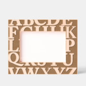 Alphabet Geätzte Rahmen (Vorderseite)
