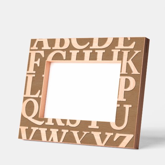 Alphabet Geätzte Rahmen (Links)
