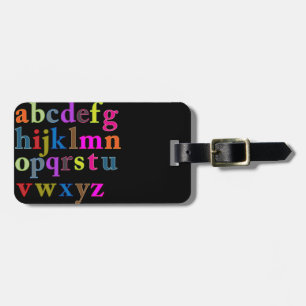 Alphabet Gepäckanhänger