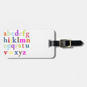 Alphabet Gepäckanhänger