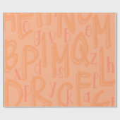 Alphabet Geschenkpapier (Flach)