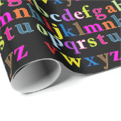 Alphabet Geschenkpapier (Rolleneckpunkt)