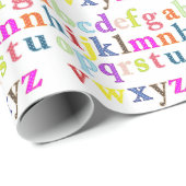 Alphabet Gift Wrap Geschenkpapier (Rolleneckpunkt)