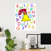 Alphabet Girl Poster (Heimbüro)