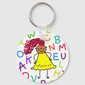Alphabet Girl Schlüsselanhänger