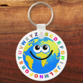Alphabet Globe Schlüsselanhänger (Vorderseite)