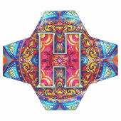 Alphabet H mandala Fußball (Flach)