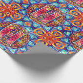 Alphabet H mandala Geschenkpapier (Ecke)