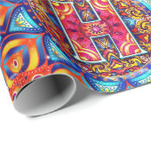 Alphabet H mandala Geschenkpapier (Rolleneckpunkt)