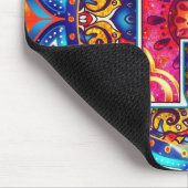 Alphabet H mandala Mousepad (Ecke)