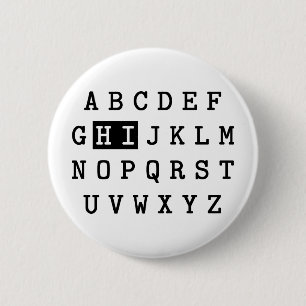 Alphabet hallo button