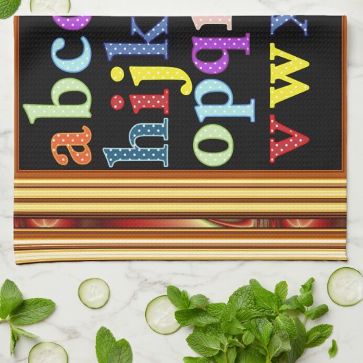 Alphabet Handtuch (Gefaltet)