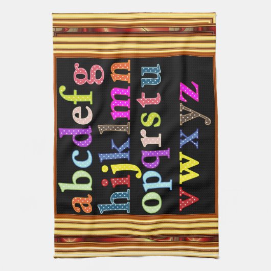 Alphabet Handtuch (Vertikal)