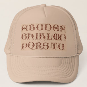 Alphabet Hat Truckerkappe