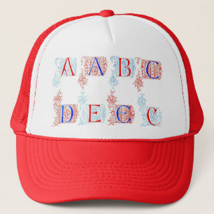 Alphabet Hat Truckerkappe