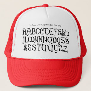 Alphabet Hat Truckerkappe