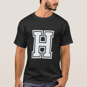 Alphabet Hauptstadt Buchstabe H, der Familiengrupp T-Shirt
