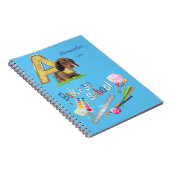 Alphabet-Hauptstädte zurück zur Schule Notizblock (Rechte Seite)