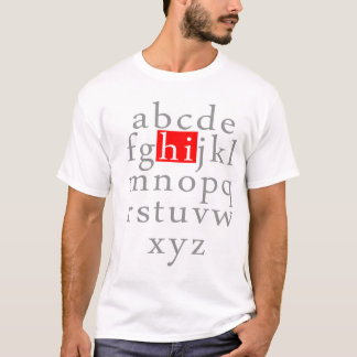 Alphabet HI T-Shirt