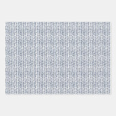 Alphabet in rot-weiß geschenkpapier set (Vorderseite 3)