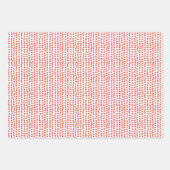 Alphabet in rot-weiß geschenkpapier set (Vorderseite 2)