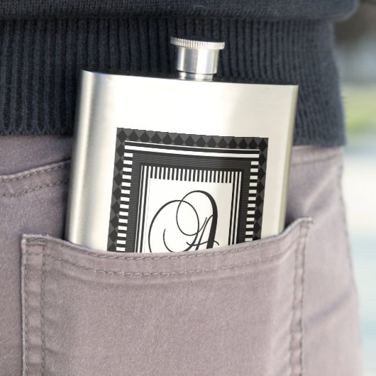 ALPHABET INITIAL A MONOGRAM FLACHMANN (Beispiel)