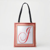 ALPHABET INITIAL J MONOGRAM TASCHE (Vorderseite)