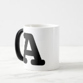 Alphabet Initial Letter A Monogram Magic Tasse (Vorderseite Links)