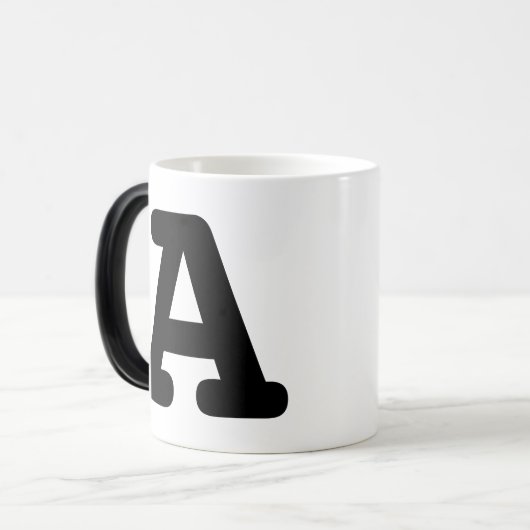 Alphabet Initial Letter A Monogram Magic Tasse (Vorderseite Links)