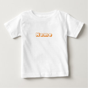 Alphabet-Initial-Monogramm anpassen, personalisier Baby T-shirt