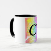ALPHABET-INITIALC-MONOGRAMM TASSE (Vorderseite Links)