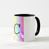 ALPHABET-INITIALC-MONOGRAMM TASSE (VorderseiteRechts)