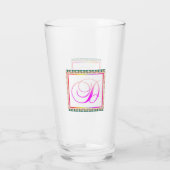 ALPHABET-INITIALD-MONOGRAM GLAS (Rückseite)