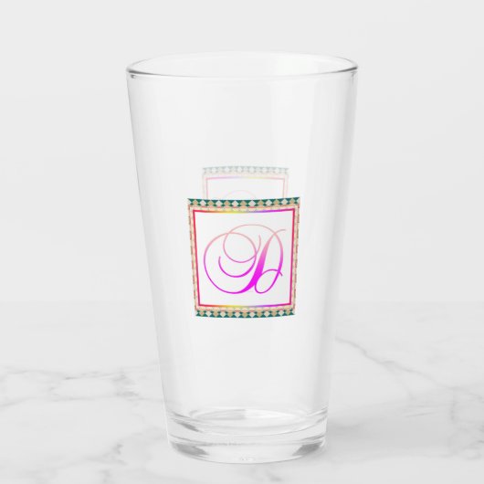 ALPHABET-INITIALD-MONOGRAM GLAS (Rückseite)