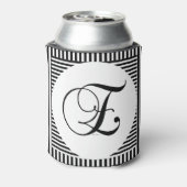 ALPHABET-INITIALES E-MONOGRAM DOSENKÜHLER (Kanne Rückseite)