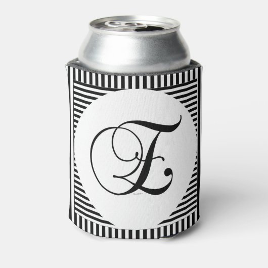 ALPHABET-INITIALES E-MONOGRAM DOSENKÜHLER (Kanne Rückseite)