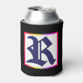 ALPHABET-INITIALES R-MONOGRAMM DOSENKÜHLER (Kanne Vorderseite)