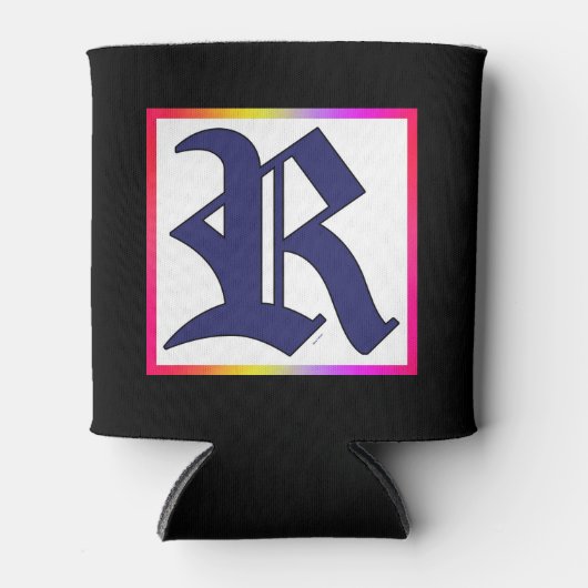 ALPHABET-INITIALES R-MONOGRAMM DOSENKÜHLER (Vorderseite)